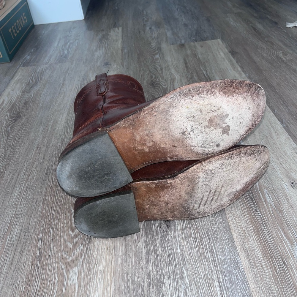 Lucchese Sunset Roper Tan Ranch Hand - Picture 6 of 6